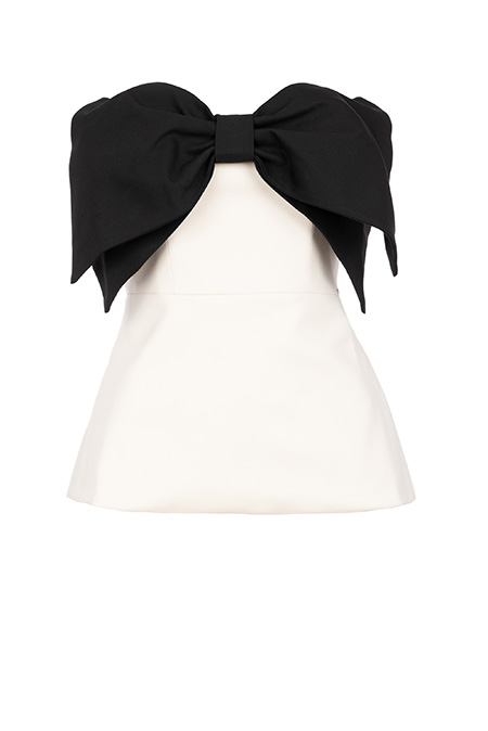 Top sa ukrasnom mašnom i kopčanjem pozadi Tiffany Production